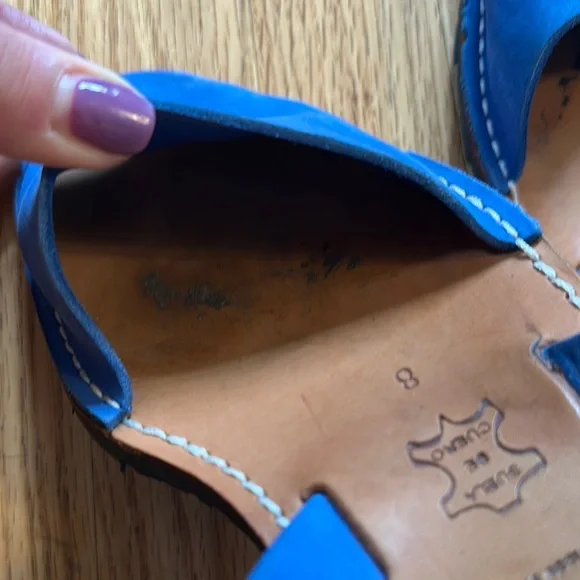 Pons Quintana Blue and Brown Loafers with Sleek Design - Picture 6 of 6